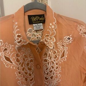 UFT vintage Bob Mackie blouse. Size L. So stunning!